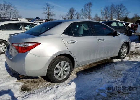 2014 Toyota Corolla L z USA, uszkodzony, nr VIN 2T1BURHEXEC081037